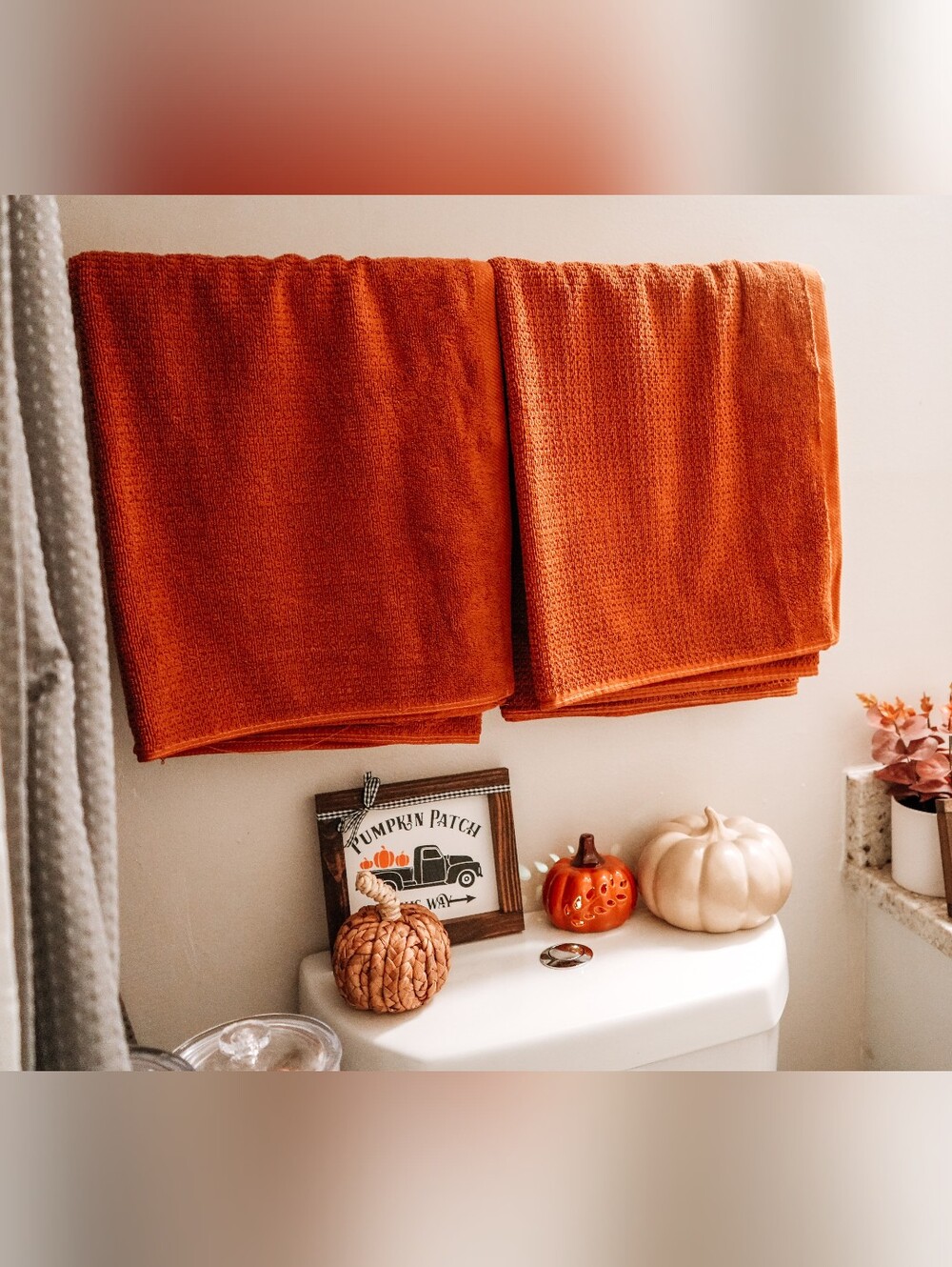 Terracotta Towel Set: 100% Cotton Towels (Great Bay Home): 6 Pieces